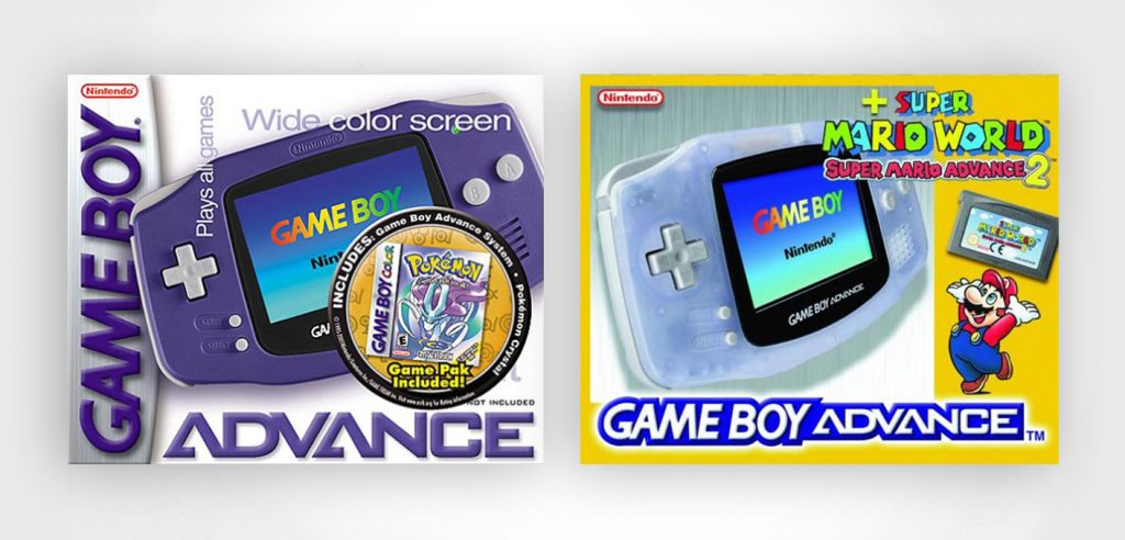 Bundle option of Game Boy Advance.