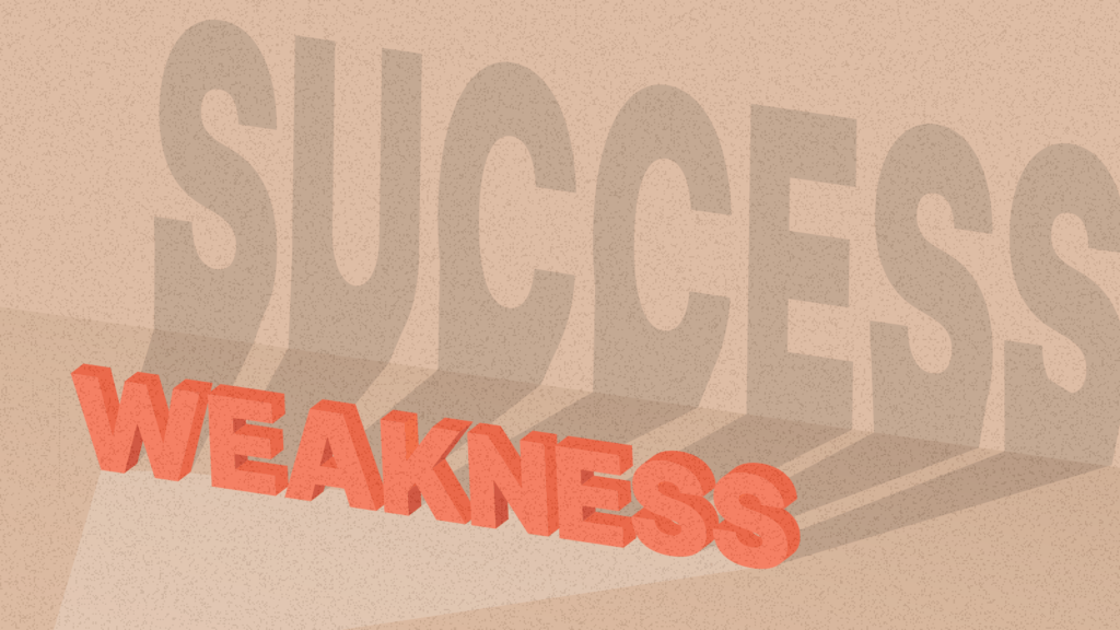 How to use your weakness to win