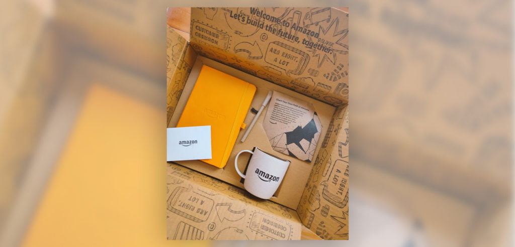 Amazon's welcome gift given to their summer interns