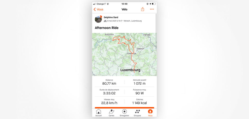 Strava users capture memories and experiences in the app, making them even more connected to the historical data.