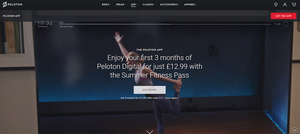 Peloton's User Interface