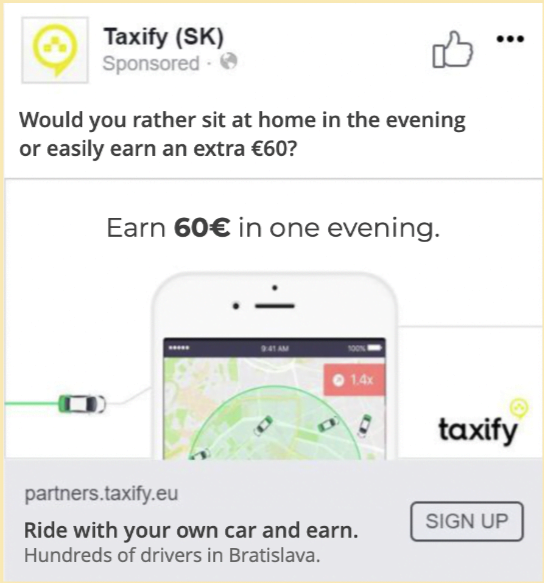 Taxify uses loss aversion to motivate new drivers to earn extra money.