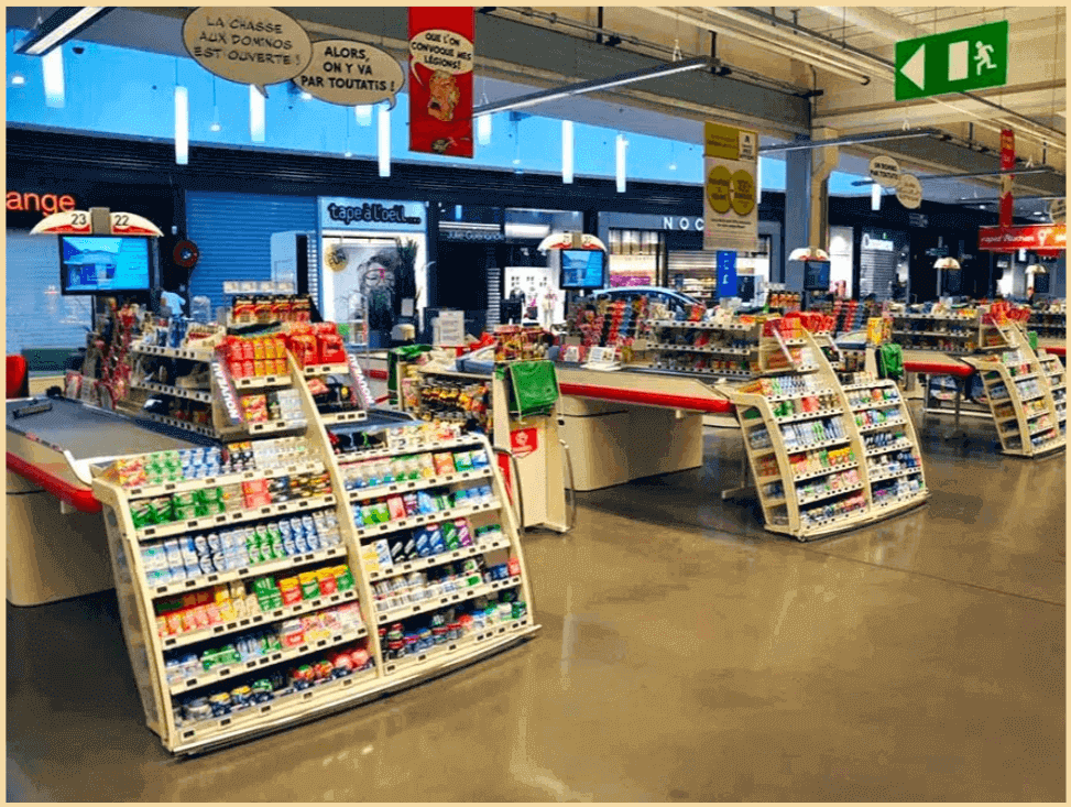 Checkout displays: an ever-present feature of supermarkets 
